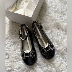 Black Patent Leather Mary Jane Shoes